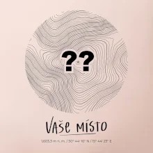 Vaše miesto - vrstevnice v kruhu