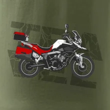 Cestovná enduro červená Cestovná enduro červená