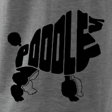 Pudel - nápis v tele