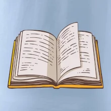 Kniha farebná otvorená Kniha farebná otvorená