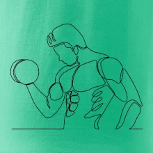 Fitness muž jedným ťahom Fitness muž jedným ťahom