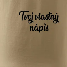 Tvoj vlastný nápis písací - na prsníku