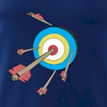 Šípy vo farebnom terči