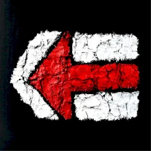 Párová turistická značka  červená Párová turistická značka  červená