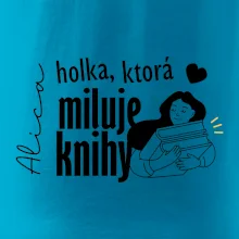 Čiernobiela holka, ktorá miluje knihy - holka - Vaše meno