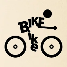 Bike nápis postava