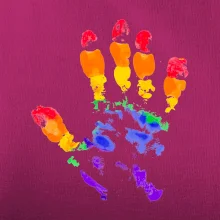 LGBT hand print