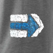 Párová turistická značka modrá