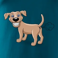 Prdiace pes kreslený (Hana-creative)