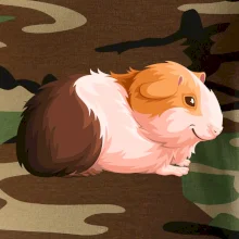 Morča - kreslené z boku