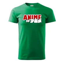 Anime nápis červený