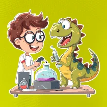 Chemik a dinosaurus - chlapec