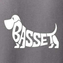 Basset nápis v tele