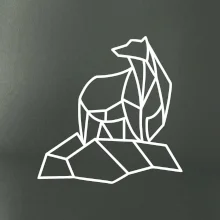 Geometria ľadový medveď na ľade