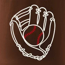 Baseballová rukavice minimalistická linka