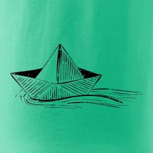 Letná romantika - papierová loďka