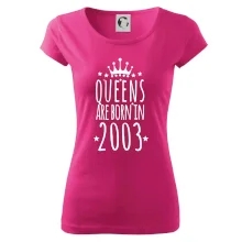 Queens are born in 2003 Queens are born in 2003