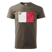 Vlajka Malta ohrýzaná