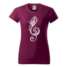 Husľový kľúč kvety Husľový kľúč kvety