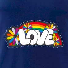 Love s dúhou v pozadí Love s dúhou v pozadí