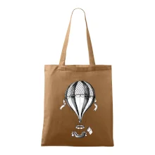 Teplovzdušný balón kreslený