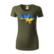 Ukrajina vlajka mapa Ukrajina vlajka mapa