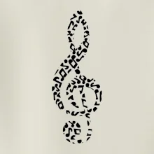 Husľový kľúč z nôt