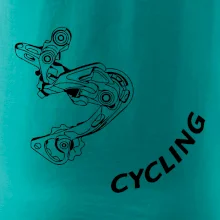Cycling nápis šikmo