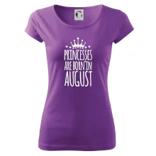 Princesses are born in August