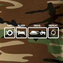 Eat sleep drag repeat Eat sleep drag repeat