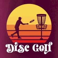 Disc golf postava vintage Disc golf postava vintage