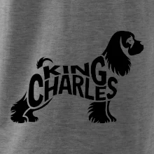 Kavalier king Charles španiel nápis v tele