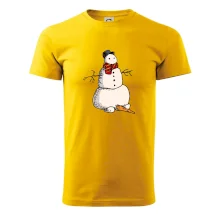 Snehuliak so spadnutým nosom