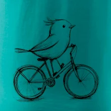 Vtáčik na bicykli