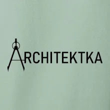 Architektka nápis