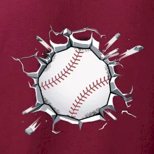 Baseball lopta v triku