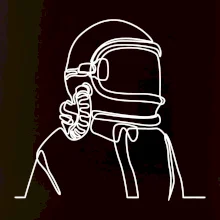 Astronaut jedným ťahom