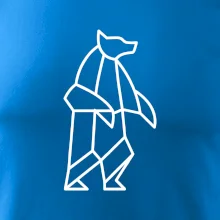 Geometria ľadový medveď stojaci