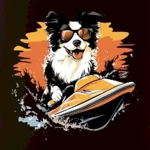 Border Kólia na vodnom skútri