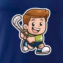 Ikona pozemný hokej chlapec