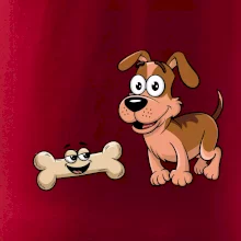 Parové tričko - Pes a kosť