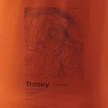 Trosky - vrstevnice v obdĺžniku