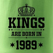 Kings are born in 1989