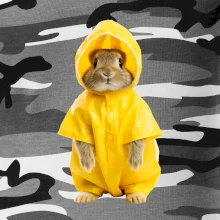 Králik v pláštenke