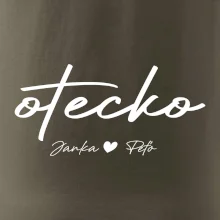 Otecko - tričko s menami deti Otecko - tričko s menami deti