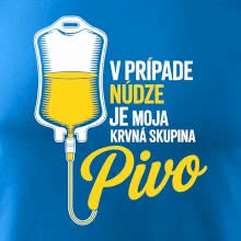 V prípade núdze je moja krvná skupina pivo