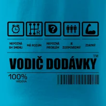 Čiarový kód - Vodič dodávky