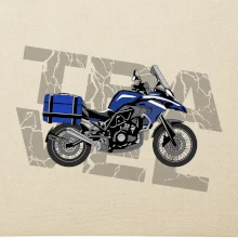 Cestovná enduro modrá