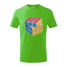 Rubikova kocka kreslená