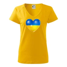 Ukrajina srdce vlajka Ukrajina srdce vlajka